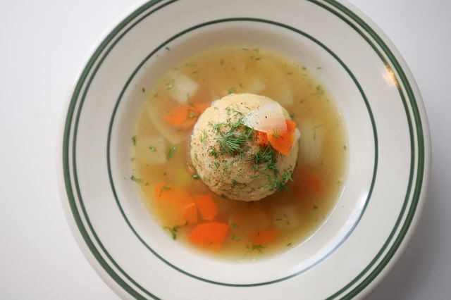 Matzoh Ball Soup, $6<br/>